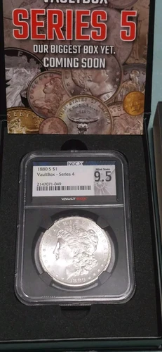 1880 S MS65 Morgan Silver Dollar Vaultbox Series 4
