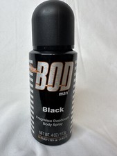 Bod Man Black Deodorant Body Spray 4 oz