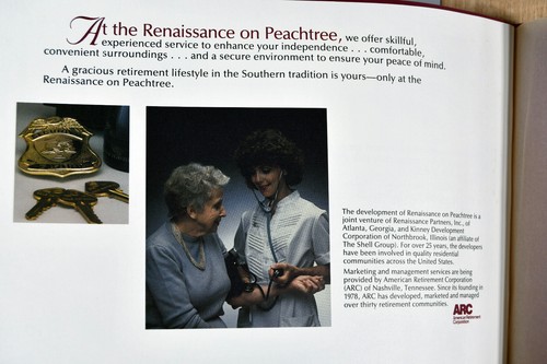 Vintage Prospekt Werbung Vermietung Renaissance auf Peachtree Atlanta Ga Preise - Bild 6 von 7
