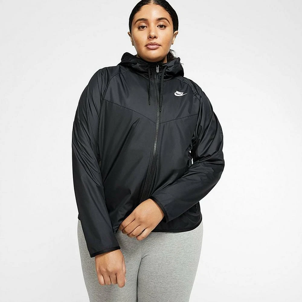 Nike women's top windrunner jacket black
