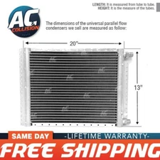 Universal Condenser Parallel Flow 13 x 20 O-ring #6 #8 AC A/C
