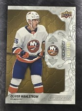 2019-20 Upper Deck Engrained Rookies 89 Oliver Wahlstrom New York Islanders