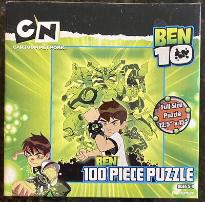 BEN 10 100-Piece PUZZLE Four Arms, WILDMUTT SEALED 2006 You Choose