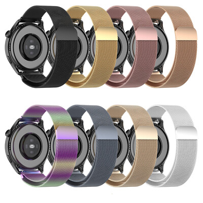 For Huawei Watch GT2 Pro/GT 2e/GT3 Strap Milanese Steel Band Magnetic Bracelets