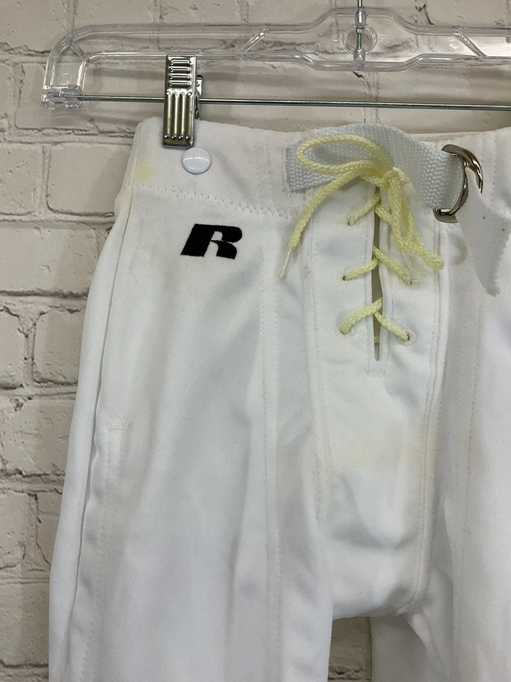 Russell Athletics Youth Unisex F14CAWO Size XS White Football Practice Pants NWT - Image 2 of 4