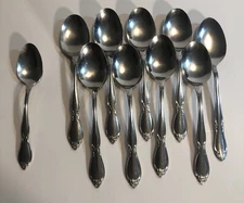 Oneida CHATELAINE Community Stainless Flatware - Lot of 10 Spoons