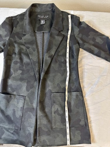 Rachel Zoe Damen Camouflage Freizeit Strick Blazer Jacke Gr. XS - Bild 3 von 7