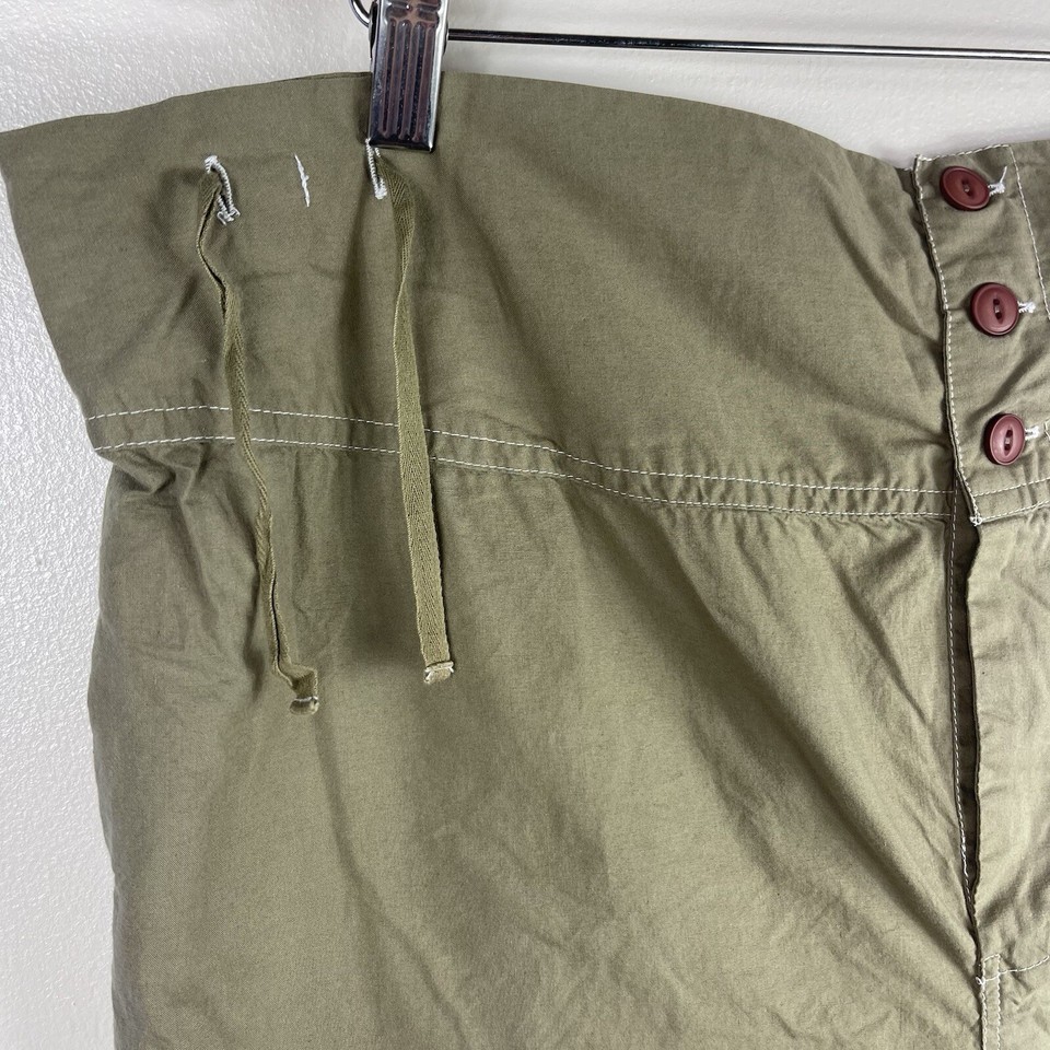 J Peterman Company Cotton Tie Shorts Military UK Skivvies Men Size XL