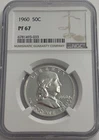 1960 NGC PF67 Proof Ben Franklin Half Dollar 50c 90% Silver New White Label