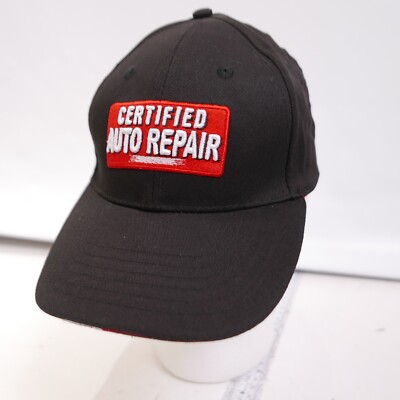 BWD Automotive Certified Auto Repair Real World Training Hat Black Strapback Cap