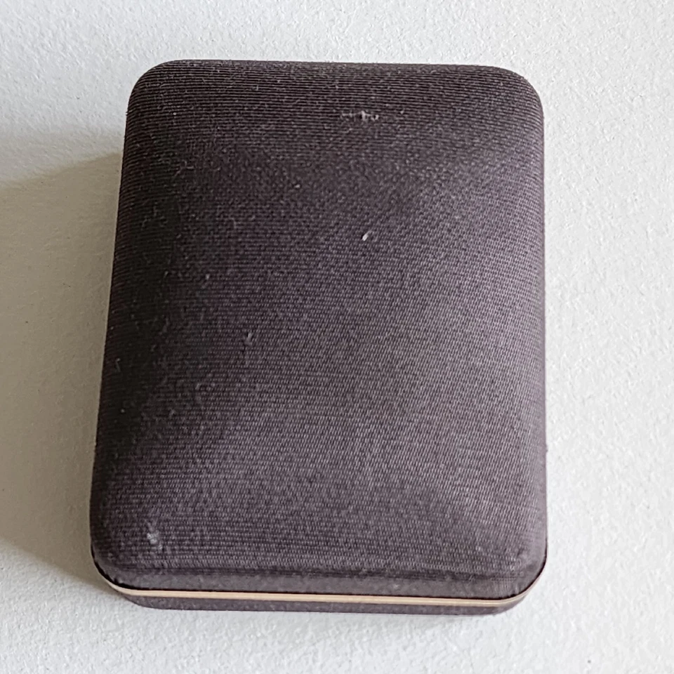 Vintage Hickok Silver Citation Monogram F Bullet Cufflink Tie Pin Set Gift Box - Image 4 of 4