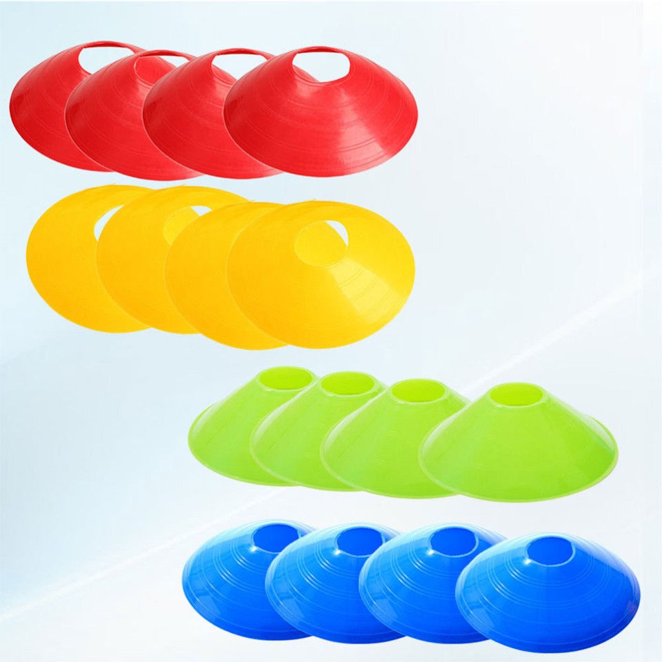 16 Pcs Football Training Disc Cone Colorful Traffic Cones Child eBay