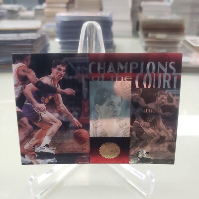 1996 SP Championship Champions Of The Court John Stockton # 27 Unpeeled 