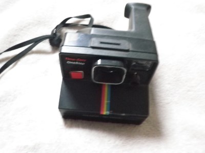 VINTAGE Polaroid Time Zero One Step Camera Land Camera Flash