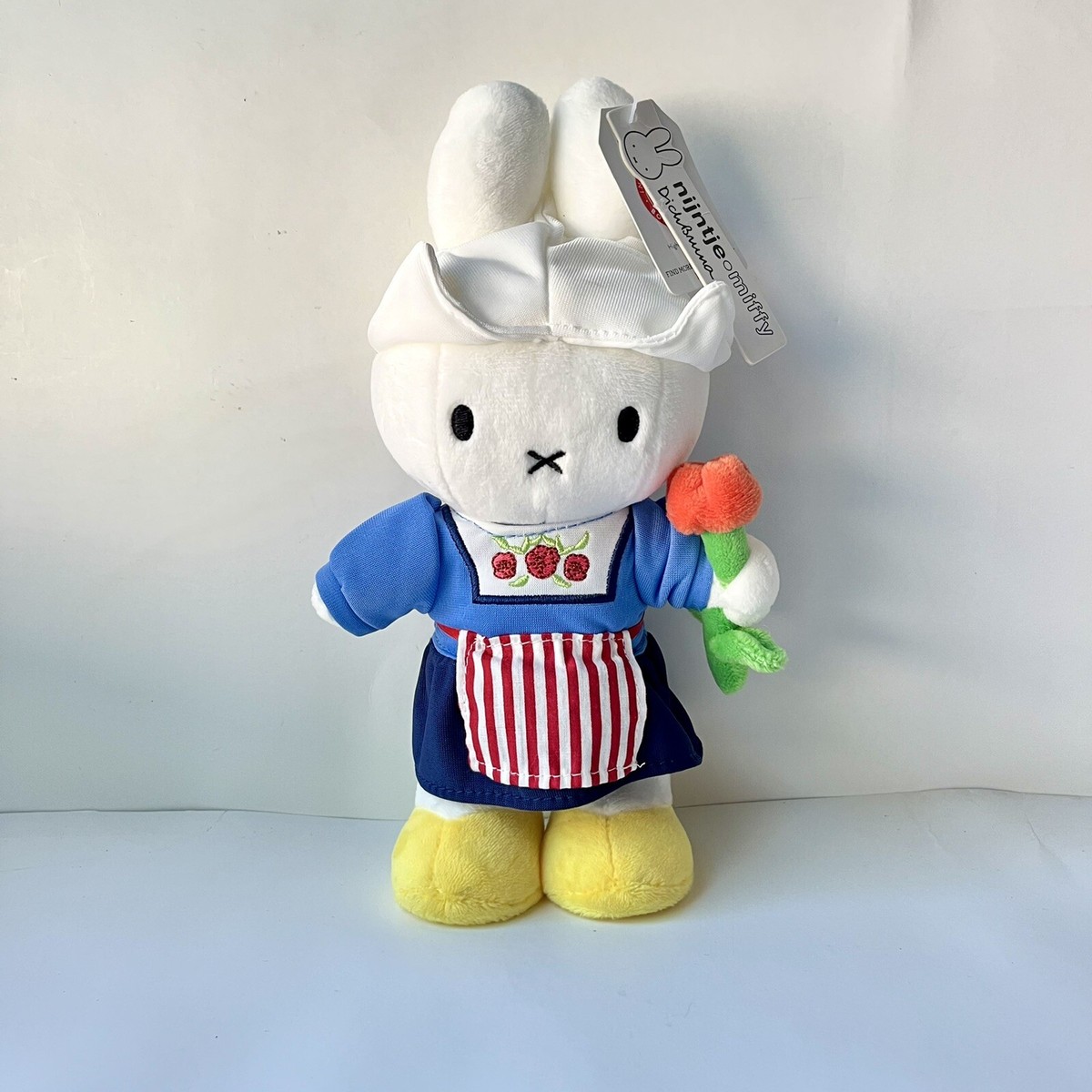 NWT Nijntje Miffy Farmers Wife With Flower Tulip 9.5” Plush | eBay NWT Nijntje Miffy Farmers Wife With Flower Tulip 9.5” Plush | eBay