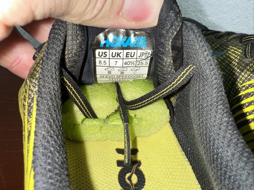 Hoka One One Womens 8.5 Trail Running Shoes Evo Speedgoat All Terrain Off Road - Picture 7 of 11