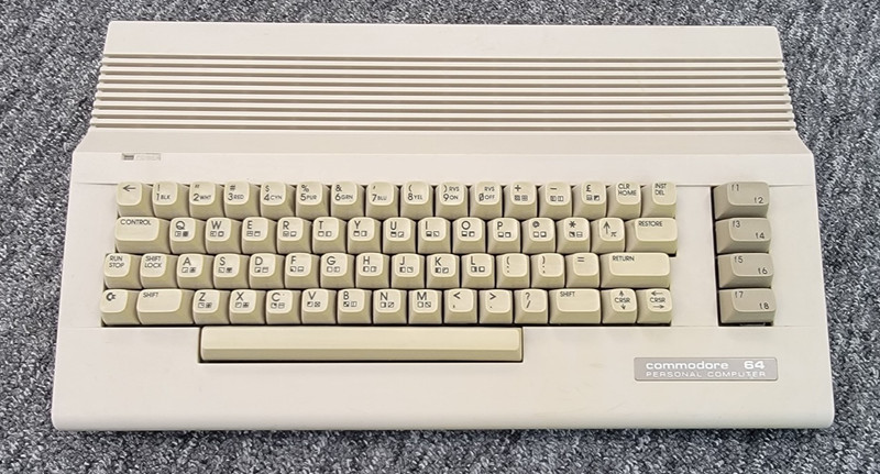 Commodore 64C Vintage Microcomputer - Tested Working, System Only - No Cables