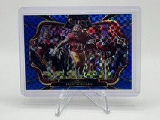 2025 select football Trent Williams Feild Level Blue Refractor /75 #418
