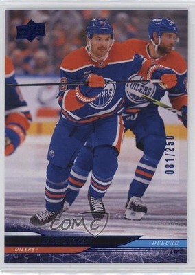 2024-25 Upper Deck Extended Series Deluxe 81/250 Zach Hyman #555 f6d