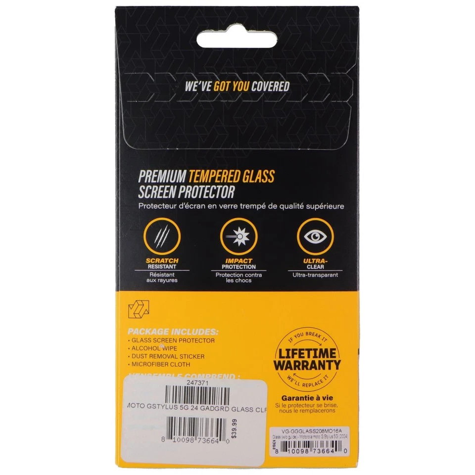 Gadget Guard - Glass Series Screen Protector for Motorola Moto G Stylus 5G 2024 - Image 2 of 2