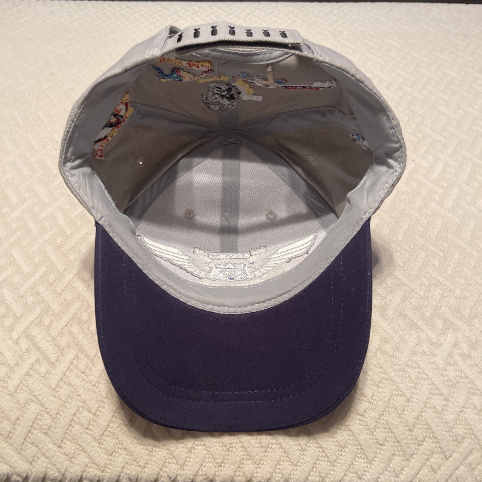 Air Force Ghost Squadron Hat Hook Loop Snapback B… - image 4