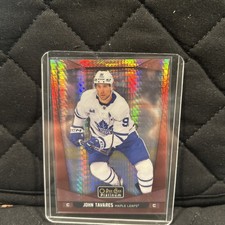 2025 O-Pee-Chee Platinum Hockey John Tavares Red Prism 85/199 Maple Leafs