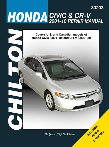 Honda Civic 2001-2010 & CR-V 2002-2009 (Chilton's Total Car Care Repair Manu...