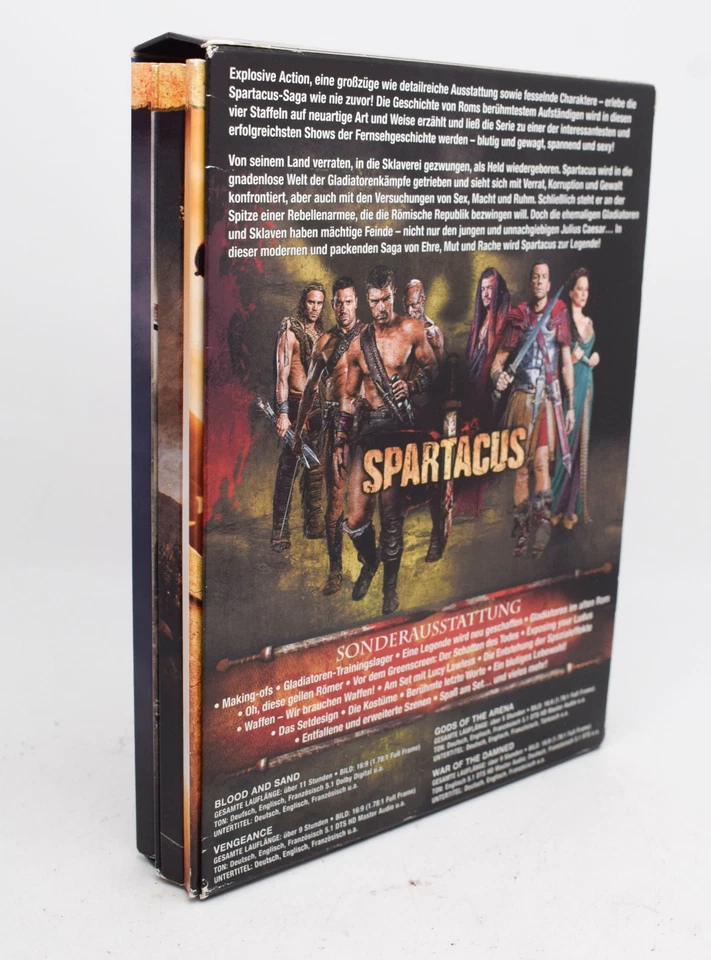 Spartacus - Die komplette Serie - Vengeance Gods Of Blood Damned 15 Bluray FSK18 - Bild 3 von 4