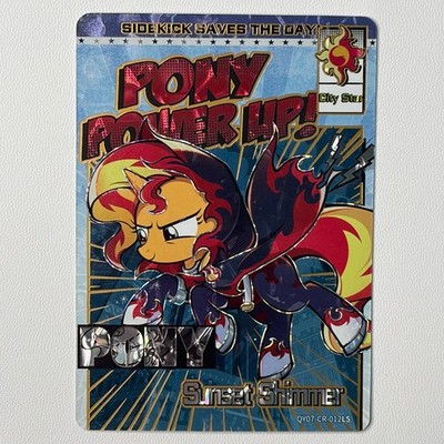 Sunset Shimmer - 2026 Kayou My Little Pony Holo Art Card QY07-CR-012 L5 Rare