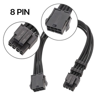8PIN CPU Connector Cable CPU 8In to 8PIN 4+4) Power Extension Cord 30CM 11.8in