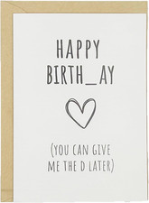 Funny Birthday Gifts for Men Him, Humorous Birthday Card for Husband Boyfriend,