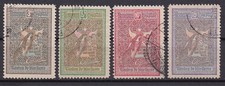 Romania 1906, welfare, Mi.No. 173-76, canceled