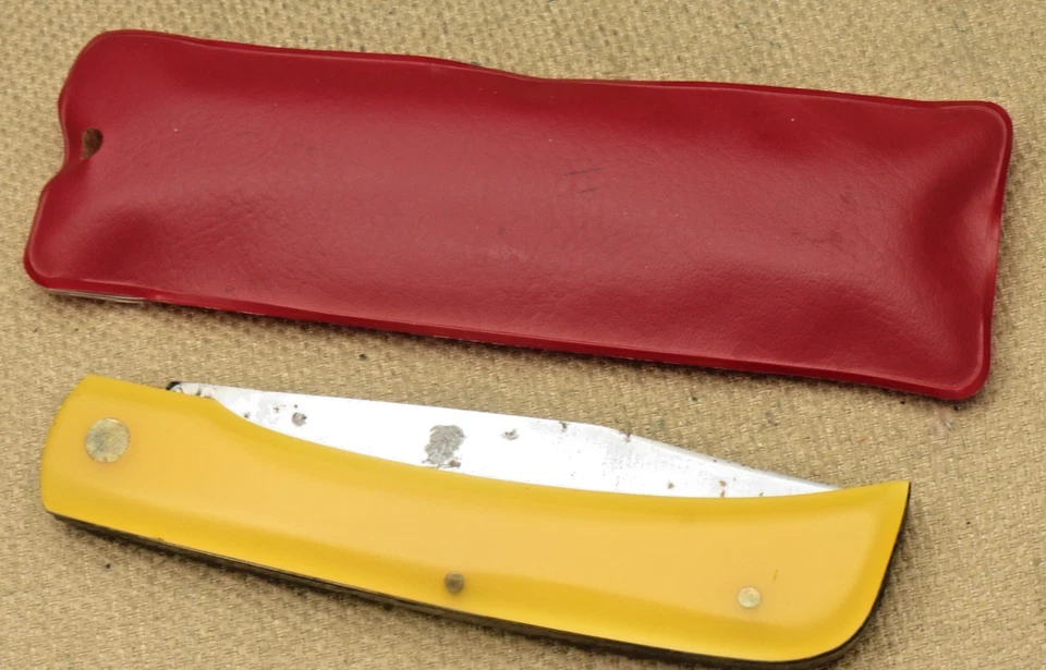 Vintage 1979 KISSING CRANE Carbon Steel Large Sodbuster Knife - Never Sharpened - Image 3 of 4