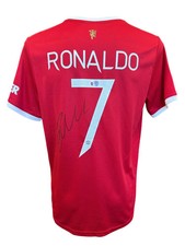 CRISTIANO RONALDO SIGNED 2021/22 MANCHESTER UNITED HOME SHIRT (ACG CERT AG17222)