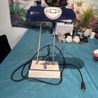 Rare 17" Chevrolet Desk Lamp Metal With Outlet Options