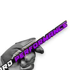 1X PURPLE PERFORMANCE Car Emblem 3D Acrylic Fender & Tailgate Car Badge Decal