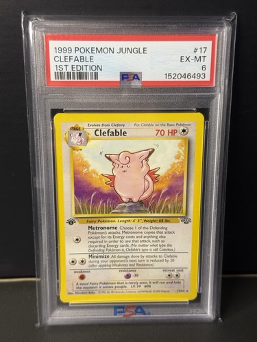 Clefable (1st Edition) graded PSA 6 for sale on eBay