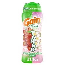 GAIN Tango  Laundry Scent Booster Beads, Strawberry and Shea Scent, 21.1 oz/598g