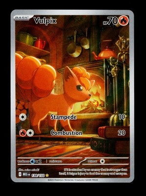 Vulpix - Illustration Rare ME01: Mega Evolution 138/132 NM | eBay