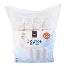 Member's Mark Printed Paper Bath Cold Cups 3 oz 600 Count Disposable Cups.