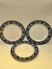 Mikasa Intaglio Arabella CAC01 (3) 8 1/4" Salad Plates EUC