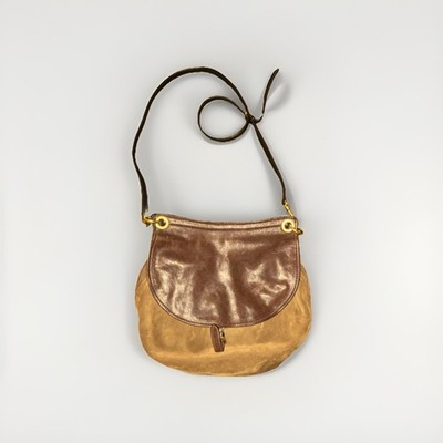 Vintage Miu Miu Leather Gold Hardware Saddle Flap Bag | eBay