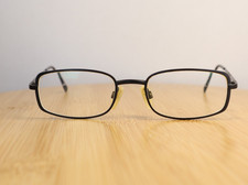 Giorgio Armani 275 706 Eyeglasses 52-19 135 Black Rectangle Italy FRAME ONLY