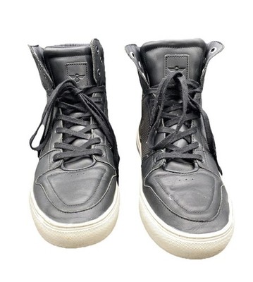 Creative Recreation Adonis Mens 10 Black Zipper  High Top Sneaker