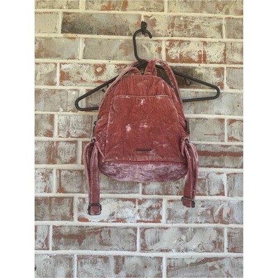 Rebecca Minkoff Dusty Rose Velvet Sling Backpack