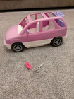 Barbie Picnic Van SUV 2001 Rare Vintage Mattel Pink with Car Keys