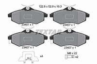 Textar Bremsbelagsatz, Scheibenbremse 2340702 FüR CitroËN