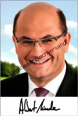 Original Autogramm Albert Füracker Staatsminister Bayern CSU  /// Autogramm Auto