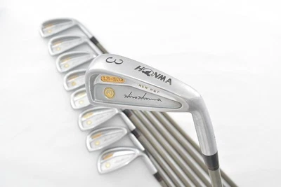 9 Stück 4S HONMA LB-606 NEU H&F 3-4-5-6-7-8-9-10-11 Eisensatz Flex R Regular RH - Bild 1 von 4
