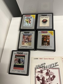 Atari 7800 Pro System Video Game Console - With Controllers and Games TESTED